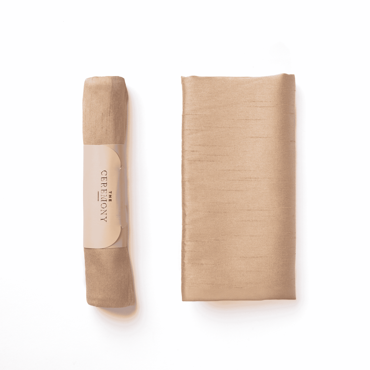 Raw Silk - Dark Beige