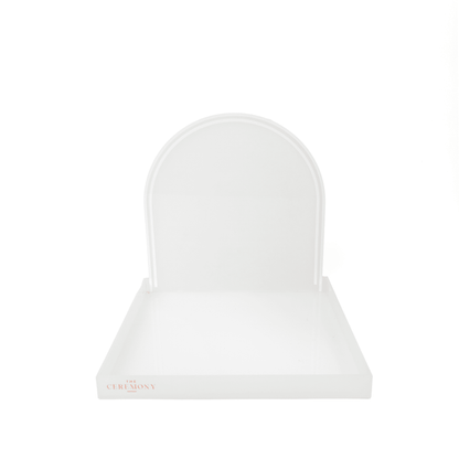 Frosted Arch Tray