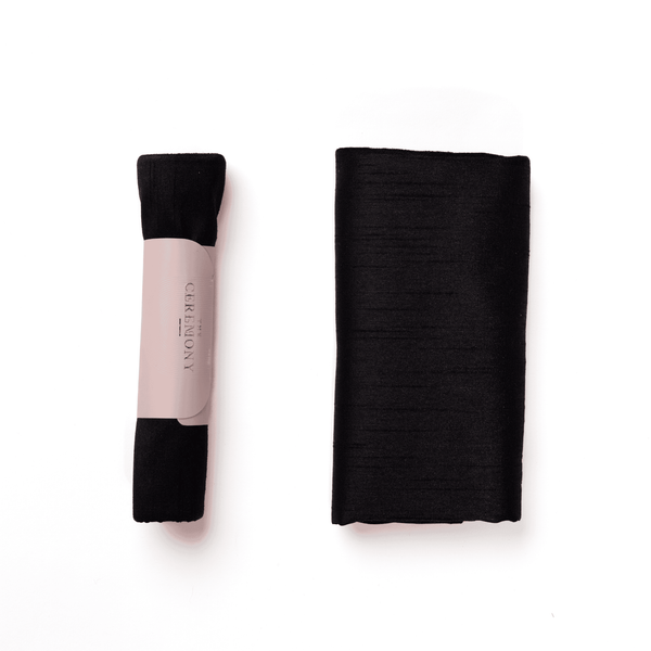 Raw Silk - Black