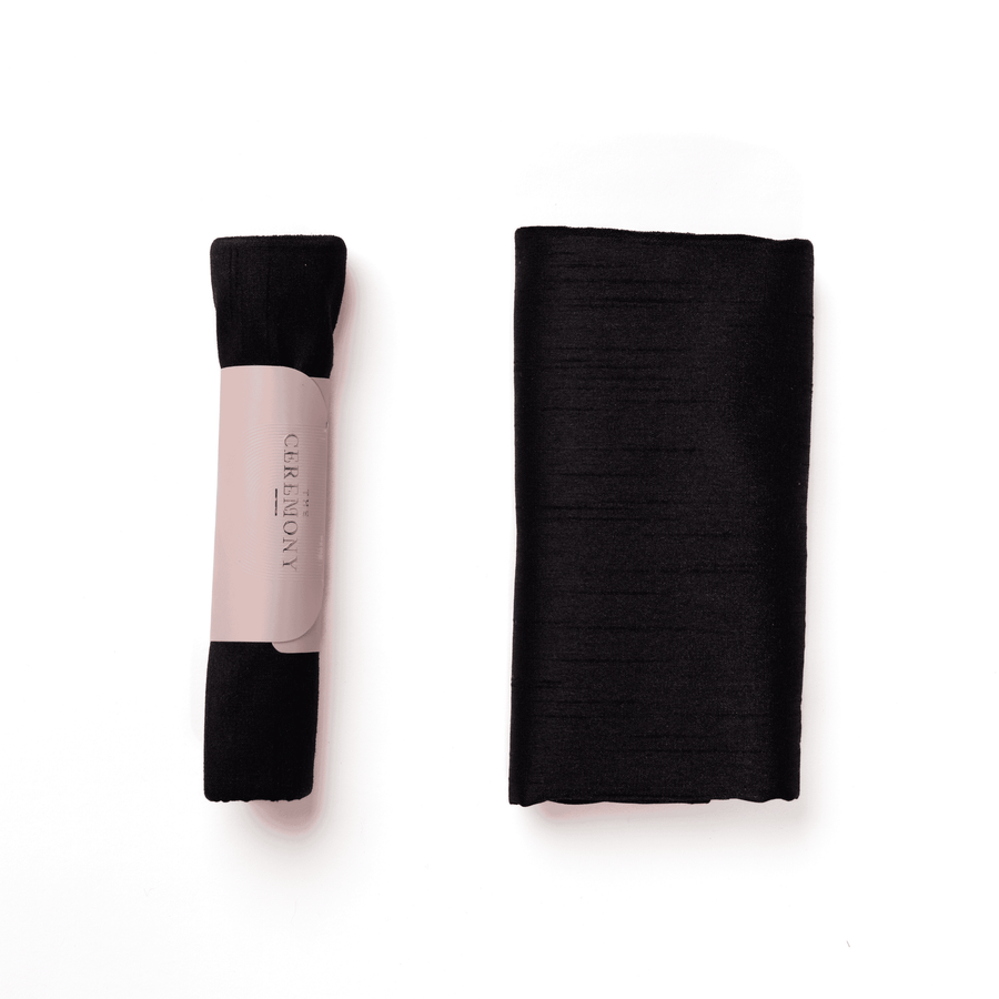 Raw Silk · Black