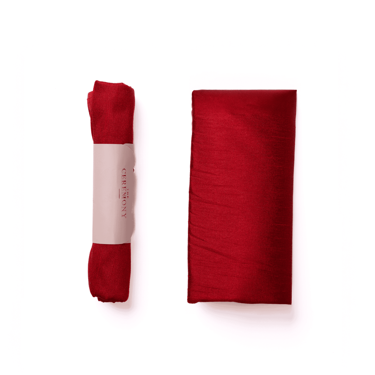 Raw Silk · Dark Red